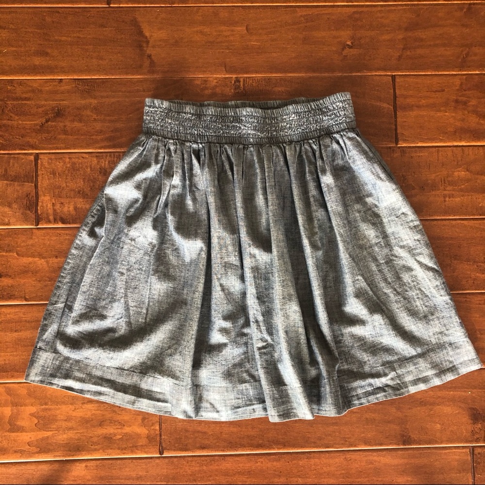 Chambray skirt